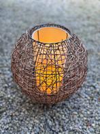 Retro vinted rotan lamp, Huis en Inrichting, Ophalen, Zo goed als nieuw, Minder dan 100 cm, Hout