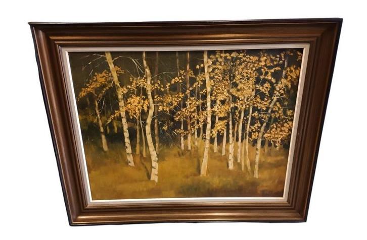 Berkenbos van Colpaert., Antiek en Kunst, Kunst | Schilderijen | Klassiek, Ophalen