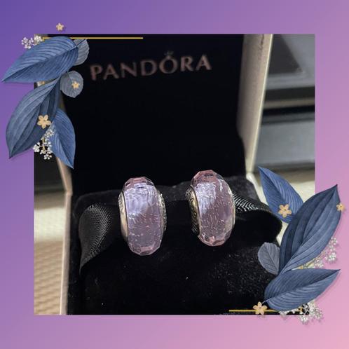 Authentiques et magnifiques Murano de Pandora !, Handtassen en Accessoires, Bedels, Zo goed als nieuw, Pandora, Zilver, Verzenden