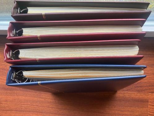 4 Safe albums met Dual bladen...., Postzegels en Munten, Postzegels | Toebehoren, Verzamelalbum, Ophalen of Verzenden