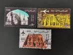 UAR Egypte 1963 - Abu Simbel, Moskee, Universiteit, Postzegels en Munten, Ophalen of Verzenden, Egypte, Gestempeld