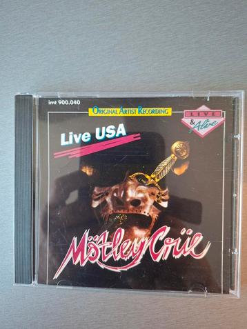 Cd. Motley Crue. Live USA. beschikbaar voor biedingen
