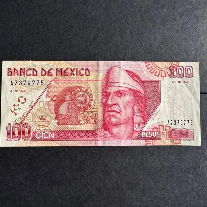 Mexico - 100 Pesos 1994 - P 108 - XF+ - 1054, Postzegels en Munten, Bankbiljetten | Amerika, Los biljet, Zuid-Amerika, Ophalen of Verzenden