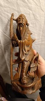 Sculpture en bois Un vieux Japonais, Enlèvement ou Envoi