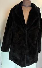 Zwarte bontjas van My Jewellery, Taille 38/40 (M), Comme neuf, My jewellery, Noir
