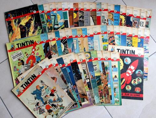 RARE!! 52 Tintin magazine 1952 Année complète Kuifje Hergé, Collections, Personnages de BD, Utilisé, Tintin, Envoi