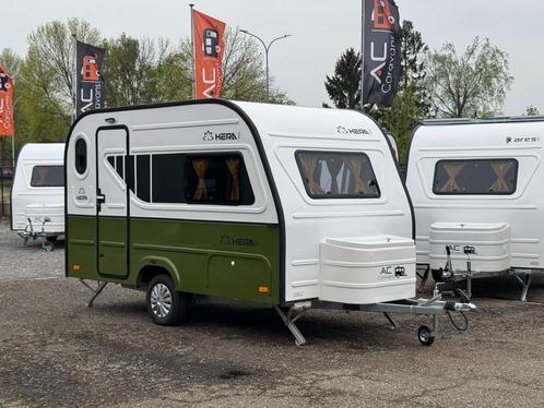 ✅CARAVAN HERA 380 • GROEN • 4PERSOONS • NIEUW • ALKO • 720KG, Caravans en Kamperen, Caravans, Bedrijf, tot en met 4, 500 - 750 kg