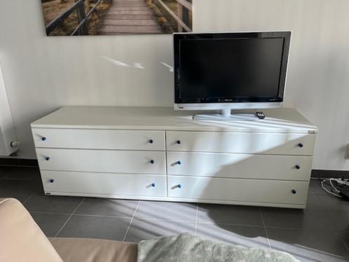 Hülsta ladekast in kleur gebroken wit, Huis en Inrichting, Kasten | Ladekasten, Zo goed als nieuw, Minder dan 100 cm, 150 tot 200 cm