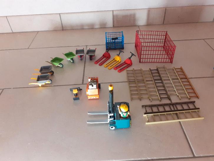 Lot chantier 3 : accessoires et outils, Enfants & Bébés, Jouets | Playmobil, Utilisé, Enlèvement