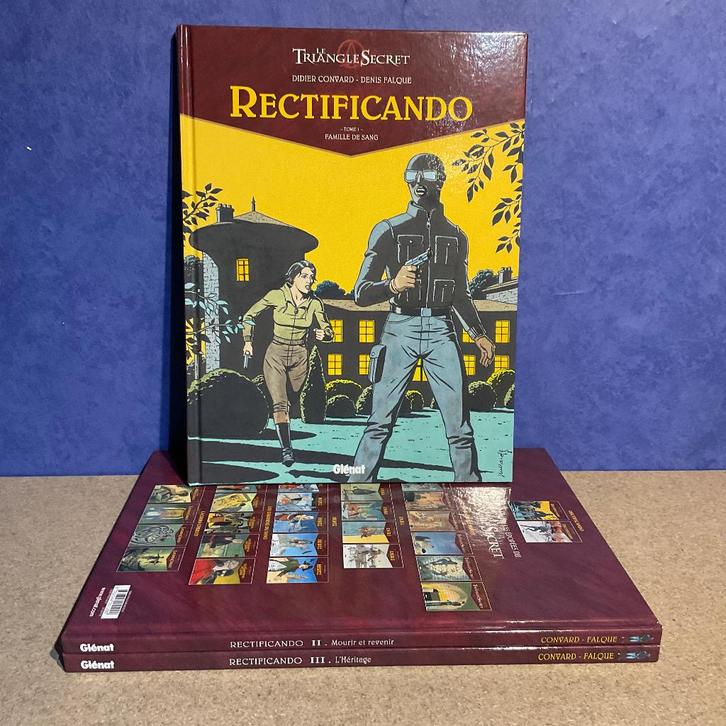 Le triangle secret - Rectificando 1 à 3 en E.O., Livres, BD, Comme neuf, Plusieurs BD, Enlèvement