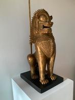 Lamp leeuw in  brons, Ophalen of Verzenden, Zo goed als nieuw