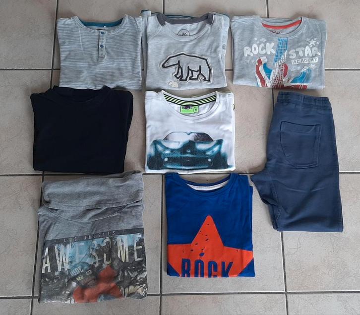Pakket jongenskleding (8x) maat 122 of 7 jaar (zie foto's), Kinderen en Baby's, Kinderkleding | Maat 122, Gebruikt, Jongen, Ophalen of Verzenden