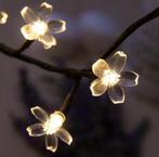 16 LED lichtjes op 4 takken in bloemmotief of sterretjes, Enlèvement ou Envoi, Neuf