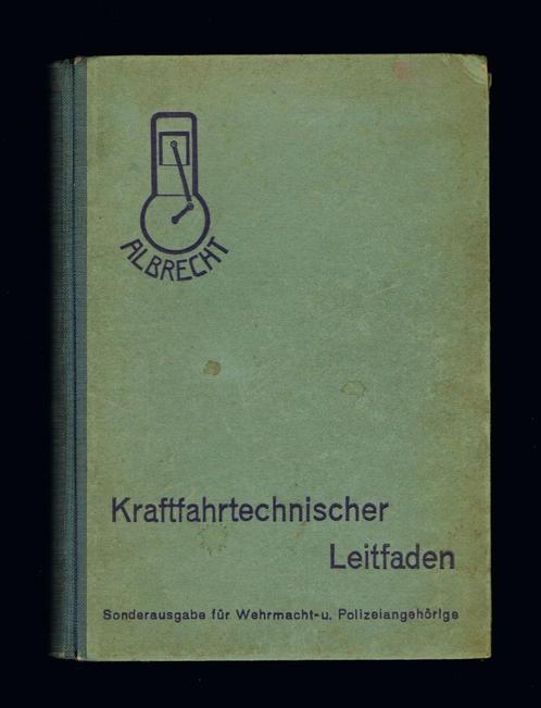 Wehrmacht, Polizei, autotechniek (ca. 1940), Collections, Objets militaires | Seconde Guerre mondiale, Envoi