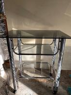 Tv tafel met gefumeerd glas gratis, Ophalen, Glas