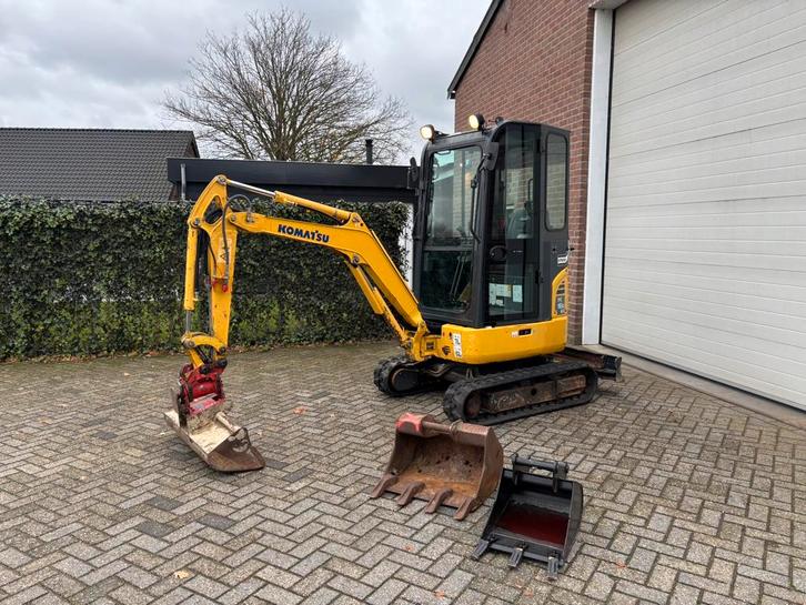Komatsu PC16 Minigraver graafmachine Powertilt!!, Zakelijke goederen, Machines en Bouw | Kranen en Graafmachines, Graafmachine