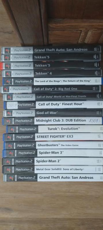 playstation 2 games  beschikbaar voor biedingen