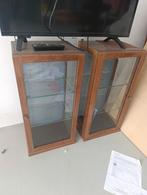 2 vitrine kastjes, Huis en Inrichting, Kasten | Vitrinekasten, Ophalen, Zo goed als nieuw