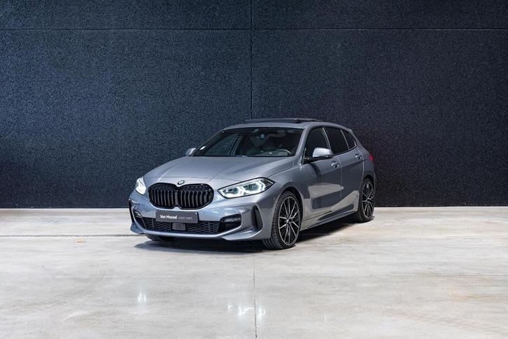 BMW 1-serie 118i A M-SPORT - PANO - HEAD UP - LEDER - SCHADO, Auto's, BMW, Bedrijf, Te koop, 1 Reeks, Airconditioning, Alarm, Bluetooth