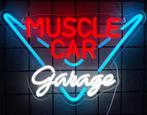 LED lamp neon stijl Muscle Car Garage (41x27.5cm), Enlèvement ou Envoi, Neuf