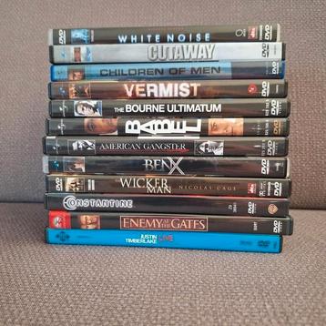 12 verschillende Dvd titels beschikbaar voor biedingen