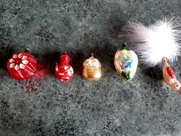 Antieke kerstballen kerstornamenten  beschikbaar voor biedingen