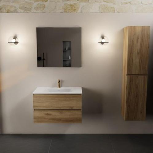 MONDIAZ AIVY 80cm badmeubel Verschillende Soorten, Maison & Meubles, Salle de bain | Meubles de Salle de bain, Neuf, Autres types