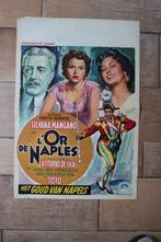 filmaffiche Sophia Loren L'oro di Napoli 1954 filmposter, Rechthoekig Staand, Ophalen of Verzenden, Zo goed als nieuw, A1 t/m A3