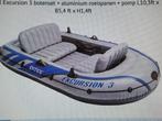 Opblaasboot boot Excursion 3 Intex met motorsteu, Sports nautiques & Bateaux, Canots pneumatiques, Enlèvement