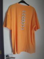 t-shirt dames oranje bloemen XL, Kleding | Dames, T-shirts, Nieuw, Oranje, Ophalen of Verzenden, Maat 46/48 (XL) of groter