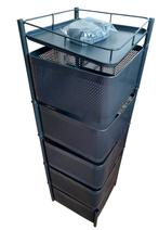 Chariot de rangement carré et rotatif noir - 5 niveaux, Enlèvement ou Envoi