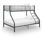 Stapelbed voor 3 personen metaal, Queen size, Enlèvement, 200 cm, 140 cm