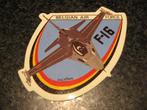 Vintage Sticker F-16 Belgian Air Force, Ophalen of Verzenden, Luchtmacht, Overige typen