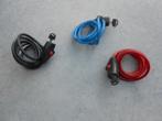 fietsslot  met sleutel rood - zwart - blauw, Ophalen of Verzenden, Gebruikt, Kabelslot