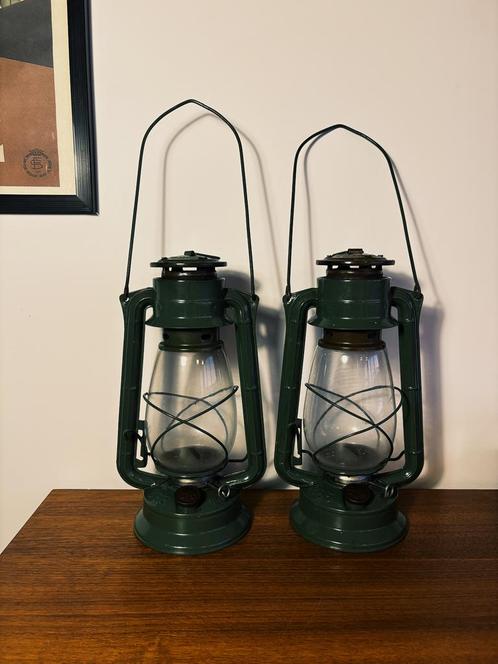 2 Vintage MEVA 865 olielamp (in werkende staat), Huis en Inrichting, Lampen | Overige, Zo goed als nieuw, Ophalen of Verzenden