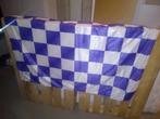 2 Vlag van Anderlecht, Diversen, Vlaggen en Wimpels, Ophalen of Verzenden, Gebruikt