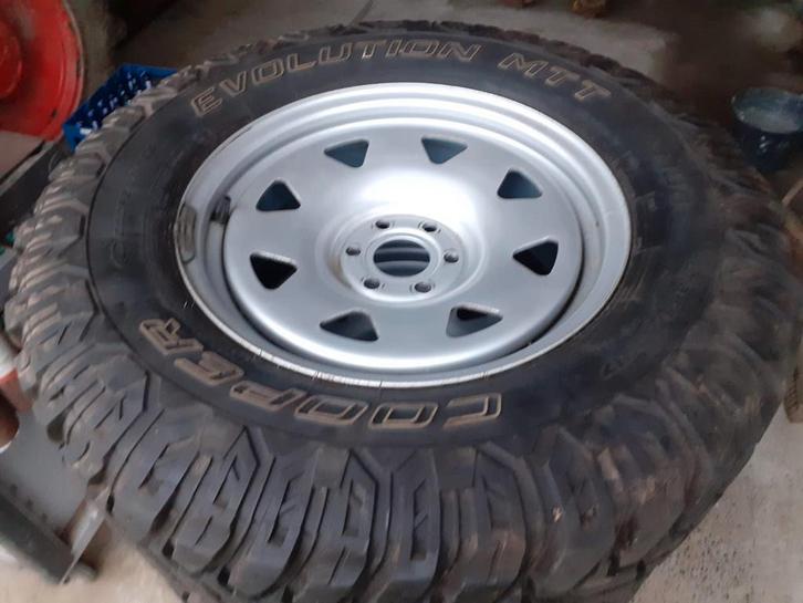 Terreinbanden cooper evolution mud, Auto-onderdelen, Banden en Velgen, Velg(en), Ophalen