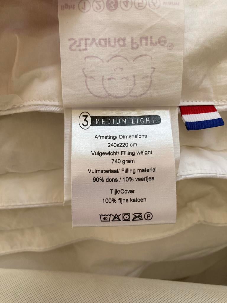 Echt donsdeken silvana, Ophalen of Verzenden, Zo goed als nieuw