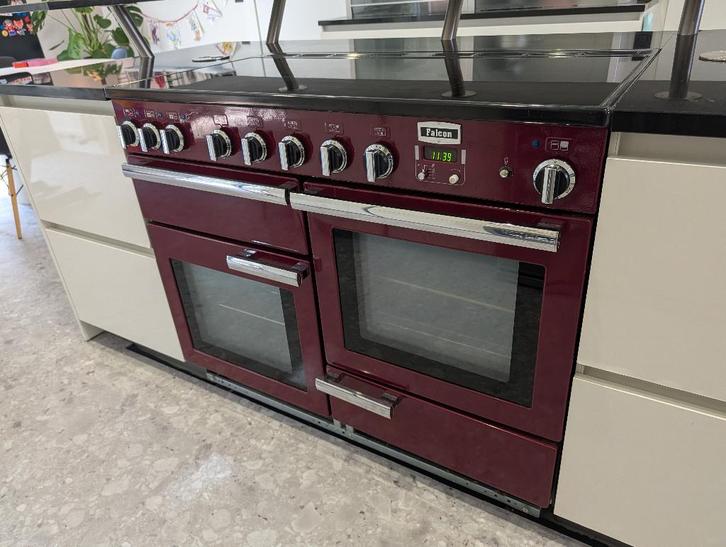 Falcon Professional Deluxe 110 Inductie G5, Electroménager, Cuisinières, Comme neuf, Autoportant, 5 zones de cuisson ou plus, Gril