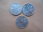 3 x 500 Fr BELGIQUE 1980, Postzegels en Munten, Munten | België, Verzenden, Verzilverd, Losse munt
