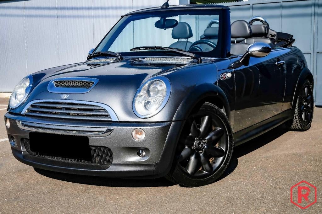 Mini Cooper S Cabriolet 170 ch Bluetooth Euro4 R52, Cuir, Argent ou Gris, Entreprise, Cabriolet