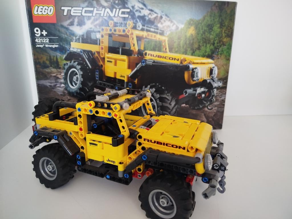 Lego technic jeep, Ophalen, Zo goed als nieuw, Complete set, Lego