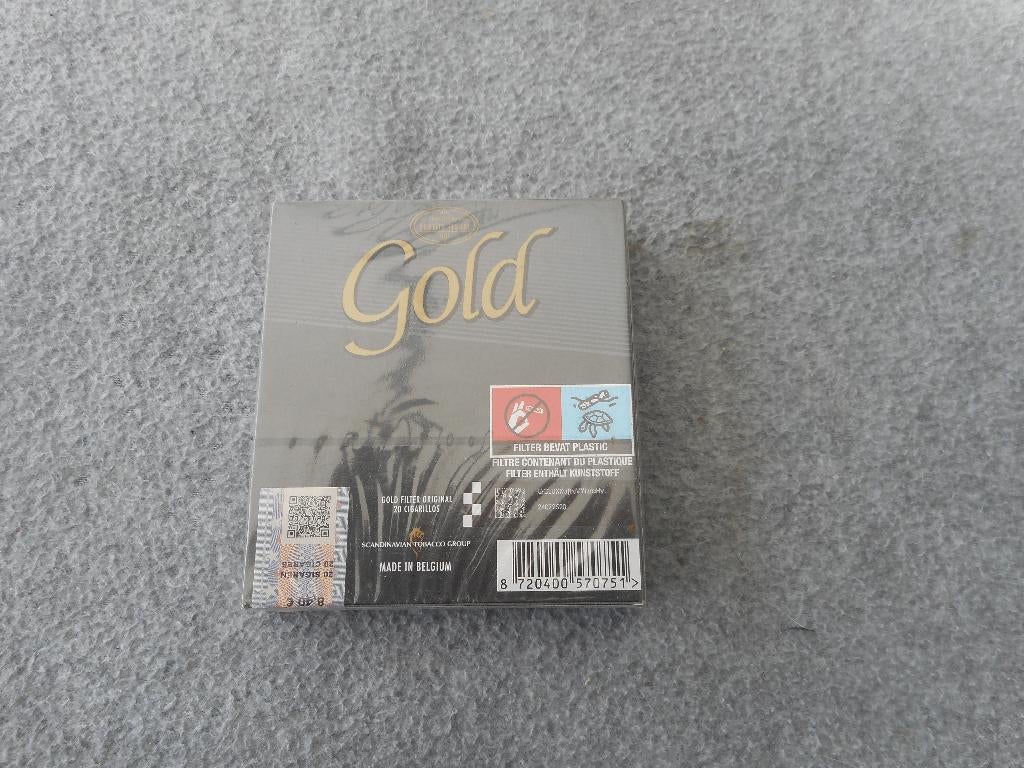 1 pakje gold filter original cigarillos, Ophalen of Verzenden, Zo goed als nieuw, Overige typen