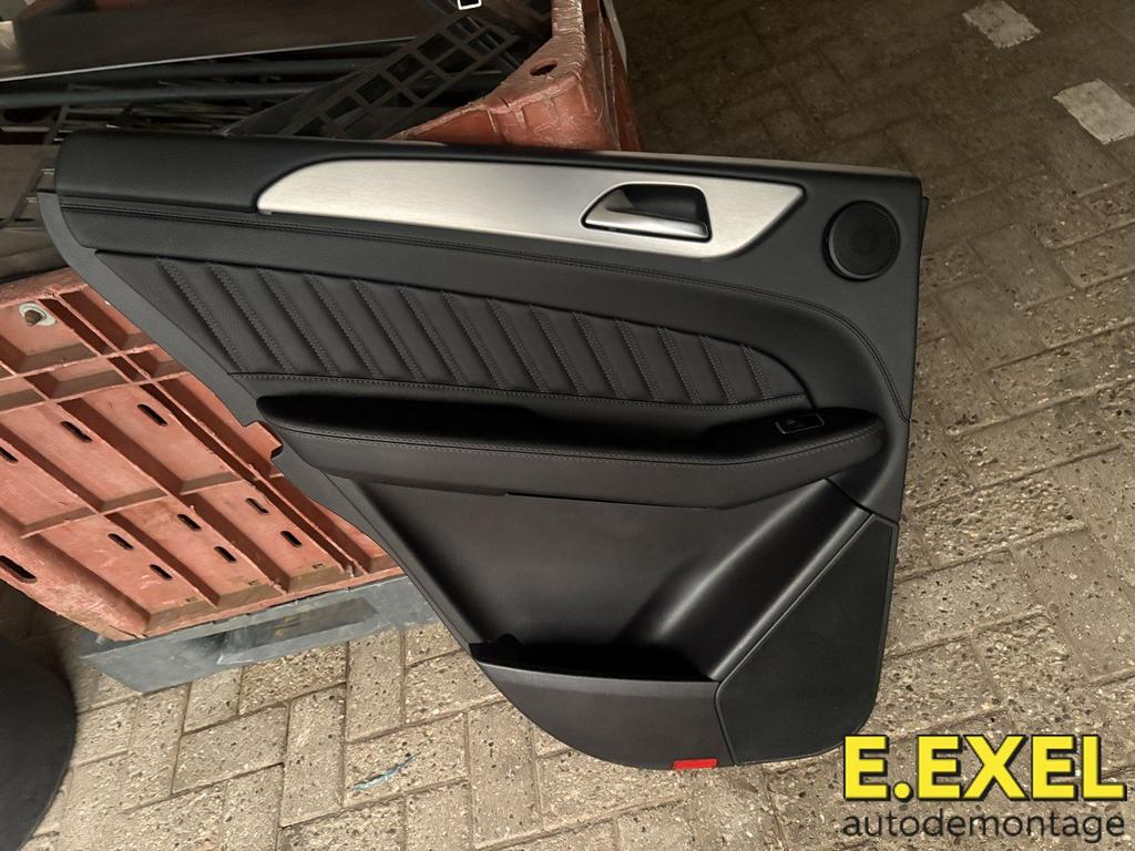 Leder Deurpaneel Links achter Mercedes GLE 43 Coupe 2015-19, Auto-onderdelen, Interieur en Bekleding, Gebruikt, -, Ophalen of Verzenden