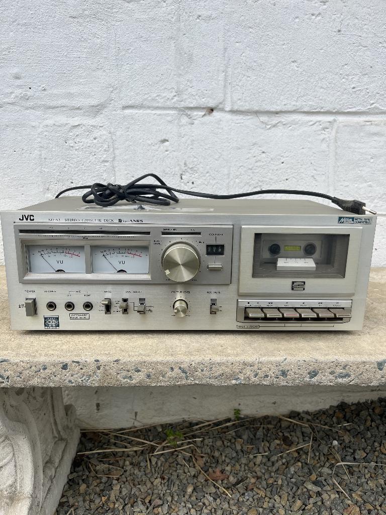 Vintage JVC KD-A3 cassette deck – HiFi – met VU meters, Enlèvement, Simple, JVC