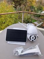 Caméra wifi rotative solaire avec batterie intégrées