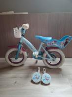 Frozen kinderfiets maat 12,5 inch, Ophalen, Zijwieltjes