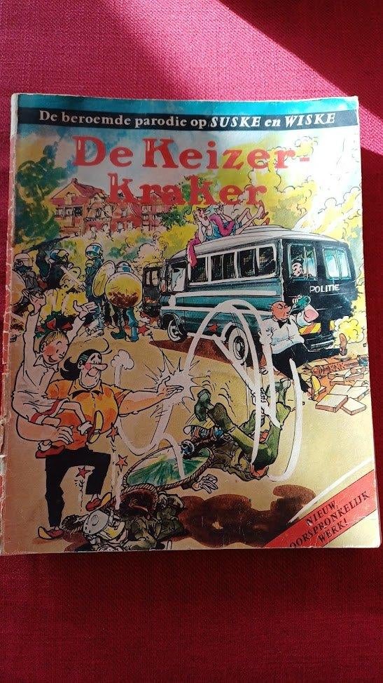 Suske en Wiske, De keizerkraker / Satire 1982 / Amsterdam, Boeken, Stripverhalen, Gelezen, Eén stripboek, Ophalen of Verzenden