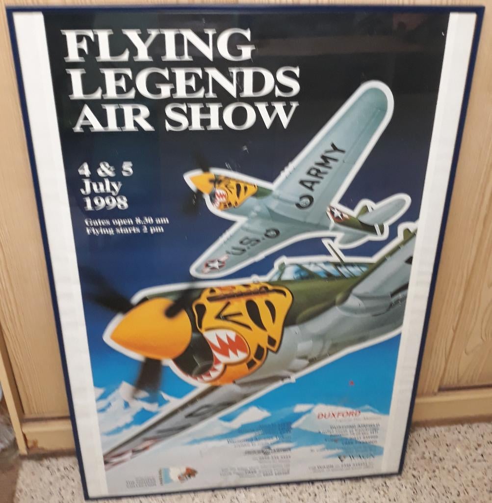 Airshow poster Duxford (UK) 1998, Collections, Aviation, Enlèvement, Comme neuf, Autres types