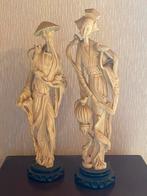 Geisha beedjes chinees paar vintage, Antiek en Kunst, Ophalen